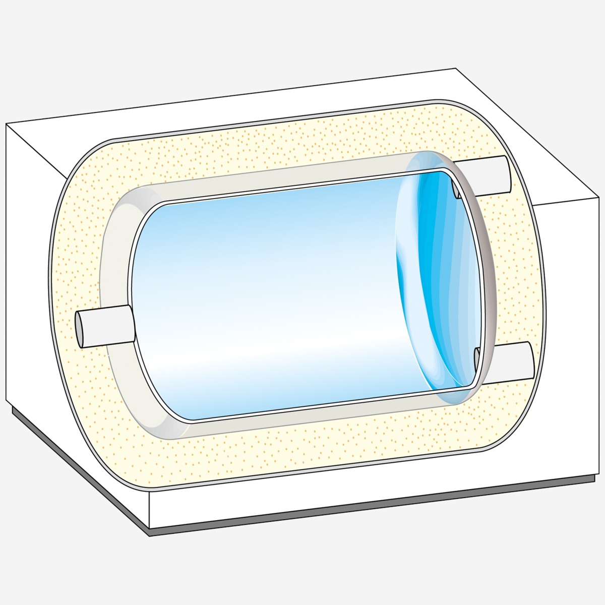 Weishaupt Energie-Speicher WES 120-H im Design der Luft/Wasser Wärmepumpe
