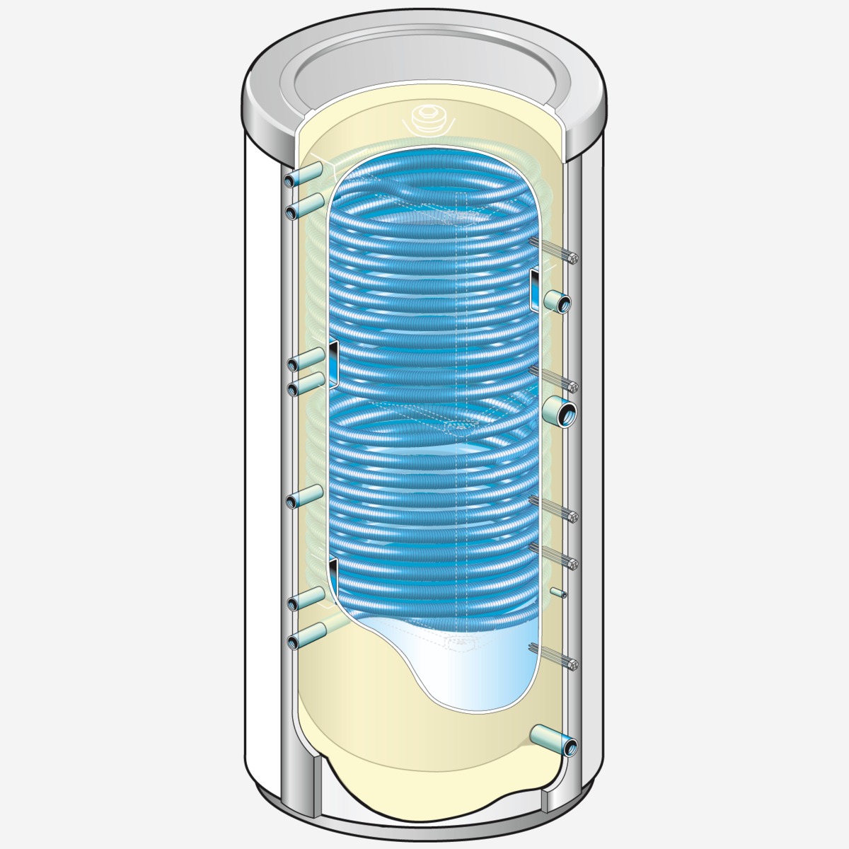 Weishaupt Energiespeicher WES 910 Aqua mit Trinkwasser-Wärmetauscher