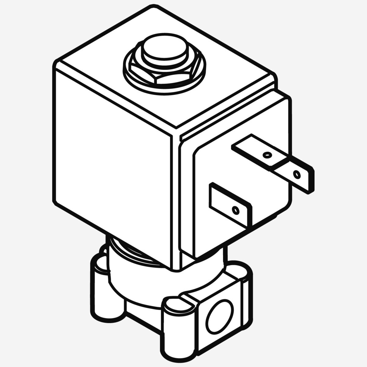 Weishaupt Magnet-Heberschutzventil für Einzeltank Anschluss 6 mm