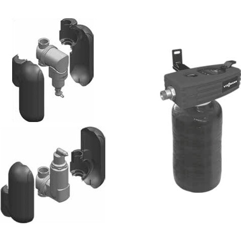 Viessmann Protect Paket basic mit Entsalzungskartusche 4 Liter, 22mm Klemmring