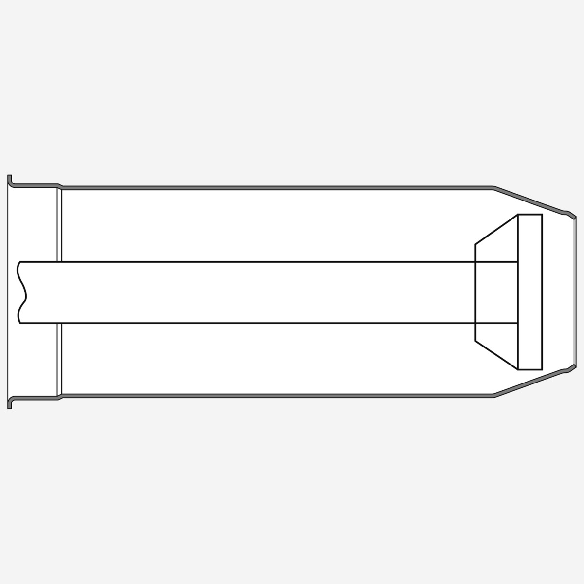 Weishaupt Flammkopfverlängerung um 100 mm (Brenner ist nicht mehr ausschwenkbar) WL30-C/4LN